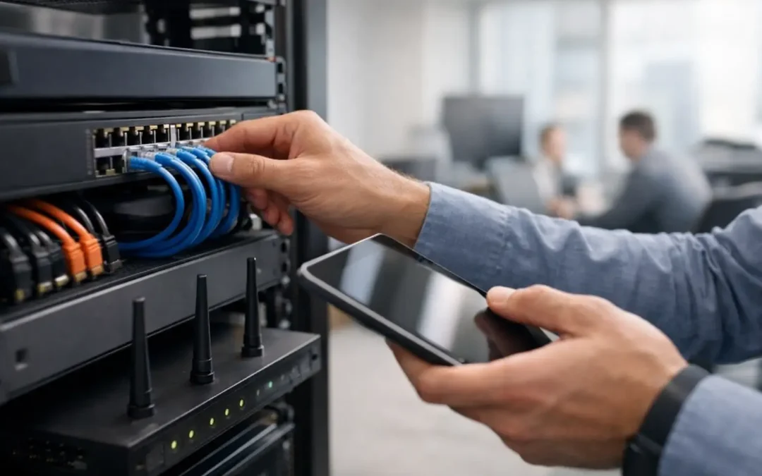 Configuración de red para oficina sin fallos